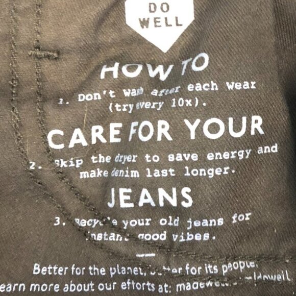 Madewell Roadtripper Jeans in Bennett Black 27 - Picture 12 of 15